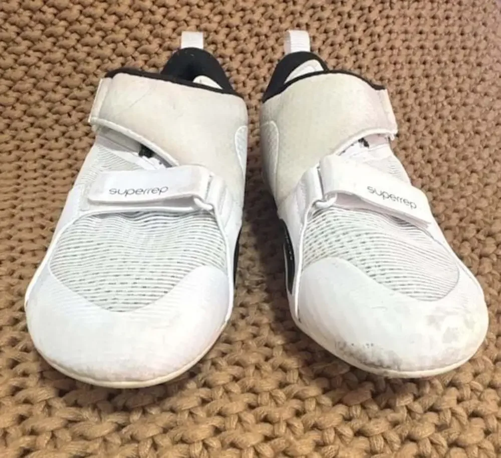 Nike SuperRep Cycle Indoor Cycling Shoes White Black CJ0775-100 Women's Size 9